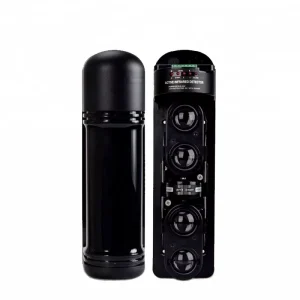 4-Beam Yard Anti-Intrusion Sensor, Outdoor Active Infrared Beam Detector for Security Alarm Systems
