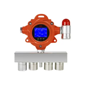 4-Gas Fixed Detector Multi-Gas Leak Monitor Wall Mount