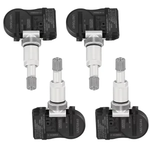 4-Piece LR070840 LR066378 Tire Pressure Sensors with GX63-1A159-AA Part Number
