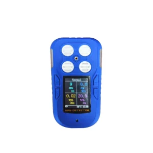 4 in 1 Gas Monitor Smart PCB Layout Assembly Handheld Gas Analyzer with High Decibel Buzzer Alarm for Chemical Warehouse