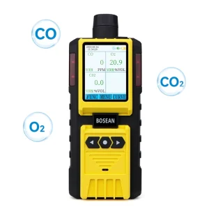 4 in 1 Portable Gas Analyzer Multi Gas Detector with 4 Alarms