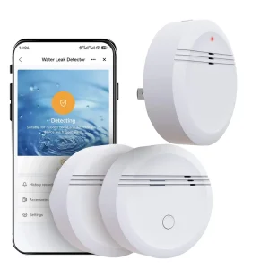433 MHz Wireless Water Leak Alarm Sensor for Home and Server Room Flood Protection