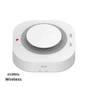 433MHz Infrared Wireless Smoke Detector for Fire Safety