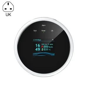433MHz Wireless Gas Leak Detector for Home and Kitchen Natural Gas Sensor