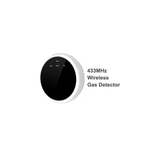 433MHz Wireless Gas Leakage Detector Gas Leak Detector Combustible Propane Butane Methane Natural for Home Burglar Alarm System