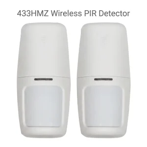 433MHz Wireless PIR Motion Sensor Home Security Alarm Detector, ABS Indoor Infrared Human Motion Burglar Alert System