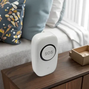 433MHz Wireless SOS Button Emergency Plastic Button Compatible 433MHz Home Burglar Security Alarm System Battery Tuya Smart