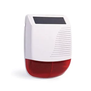 433MHz Wireless Solar Siren Alarm Sound Light Flash 110dB Outdoor Strobe Waterproof for Home Security Alarm System Smart Burglar