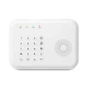 433MHz Wireless and Wired GSM 4G Home Security Alarm System with Battery Backup