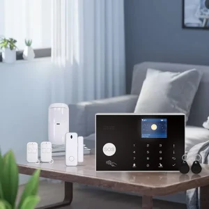 433Mhz Wireless Smart Home Burglar Alarm System with Touch Keypad Button Tuya App Wifi Gsm Portable ABS Personal Smart Home
