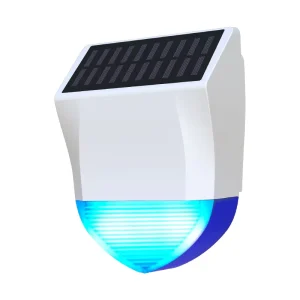 433mhz Wireless Alarm System Outdoor Solar Strobe Siren Plastic