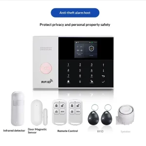 4G ABS Intelligent Anti Theft Alarm Human Body Infrared Sensor Detector Wireless WiFi APP Mobile Phone Remote Alarm 50 100m