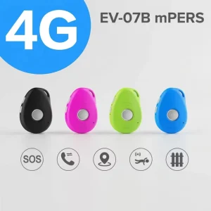 4G EV07B GPS Wristband Tracker with SOS Panic Button and Emergency Response System for Elderly Care