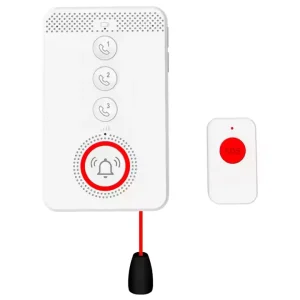 4G Elderly Emergency Call System SOS Panic Button Portable Medical Alert Panel with App Remote Control