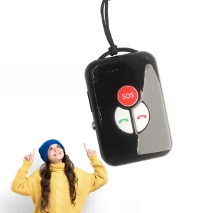 4G GPS Tracker Walkie-Talkie for Kids and Elderly with SOS Button, Fall Detector, and Real-Time Tracking