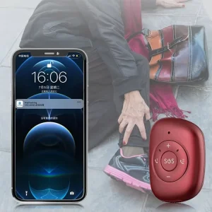 4G IP67 Waterproof Senior SOS Button Alarm with Fall Detection and GPS Tracking