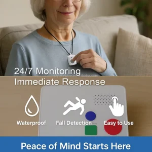 4G LTE Medical Telecare System for Seniors Elderly Call Device for Hospitals and Nursing Homes
