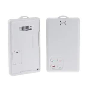 4G LTE Personal GPS Tracker Card with GPRS and LBS SOS Alarm and Two-Way Push-to-Talk Calling for Kids and Students