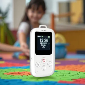 4G LTE Student ID Card GPS Tracker with Real-Time Tracking, SOS Button, and LBS