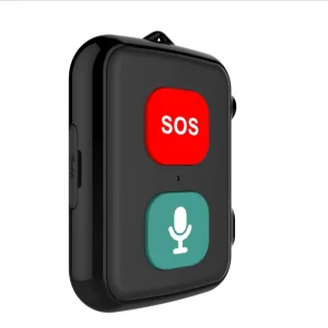4G Panic Button with Hang Loop SOS Bracelet Emergency Button Voice Call GPS Tracker for Elderly