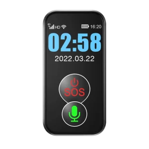 4G Plastic GPS Tracker Necklace Dementia Listening Device with Sim Card LBS Positioning Mode Reloj Con Sim Card