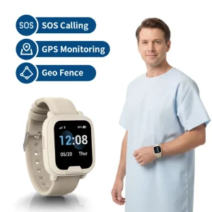 4G Smart Health Watch for Elderly with Heart Rate and Blood Oxygen Monitoring, SOS Emergency Call, and Fall Detection