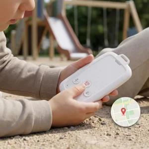 4G Smart Student ID Card with GPS, WiFi, LBS Tracking, SOS Calling, 1000mAh Battery and Attendance Function, HC02