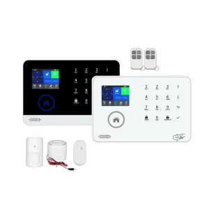 4G WiFi Anti-Intrusion Alarm System RFID PIR Motion Detector Remote Control 99 Wireless Defense Zones Anti-Tamper Alarm