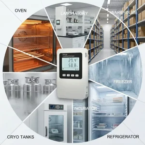 4G WiFi Dual Mode Data Logger Cloud APP SMS Alarm Temperature Monitor for Pharmacy Warehouse