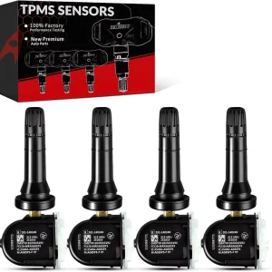 4PCS Preprogrammed TPMS Sensors, 315MHz, Replacement 13598771