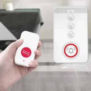 4g Factory GSM Personal Panic Button Alarm System with SOS Button Protect Elderly Emergency Call System