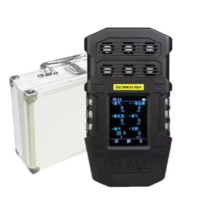 5 In 1 Combustible Gas CO H2S VOC Digital LCD Lithium Battery 3.7V IP65 Protection Handheld Industrial Portable Gas Detector