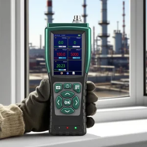 5 in 1 Gas Detector PID Sensor VOC CH4 CO CO2 H2S Pump Suction for Industrial Confined Space Portable Multi Gas Analyzer