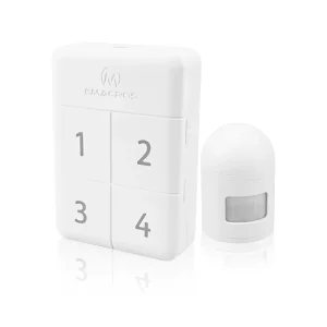 500FT Wireless Weatherproof Motion Sensor Driveway Alarm ABS Indoor Outdoor Security Alert
