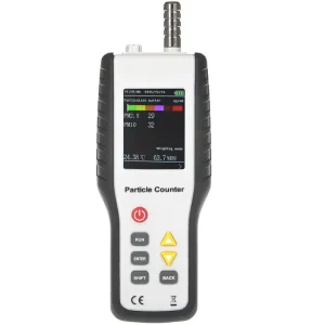 6-Channel Particle Size Detector 0.3 0.5 1.0 PM2.5 PM10 Dust Particle Counter Air Quality Monitor