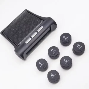 6-Wheel Truck Solar Wireless TPMS with External Tire Detectors