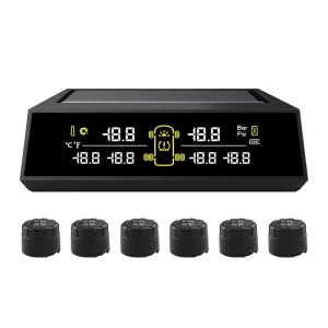 6-Wheel Universal Tire Pressure Monitor for Motor Homes and Trucks 4.5V-6V