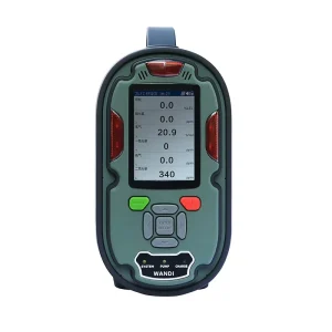 6 in 1 Gas Detector IP66 Portable Gas Analyzer Pump Suction Detector Multiple Alarm Modes