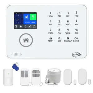 6600 Alarm System for Home Burglar Security 433MHz WiFi GSM Alarm Wireless Tuya Smart House App Control