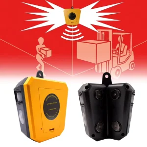 6m Two-Way Infrared Warehouse Rack Blind Spot Warning System with Anti-Collision Sensor for Forklifts and Pedestrians