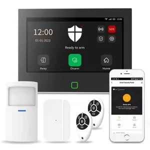 7 Inch HD Smart Alarm System Wireless WiFi 4G Tuya Smart Home Security Protection Works with Alexa Google APP Remote Control