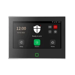 7-Inch IPS Full-Color Display Wireless Home Security Alarm System with WiFi, 4G GSM, and GPRS
