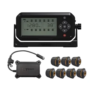 7-Wheel Truck TPMS with 8 mm Thread Waterproof External Sensors for Trailer and IoT Applications