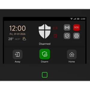 7-inch Touch Screen 4G GSM Wireless Wired Intrusion WiFi Alarm System Kit App Tuya Door Motion Sensor Security Burglar System