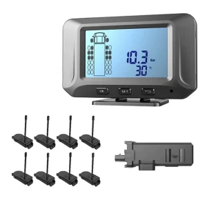 8-Tire Bus and Truck Tire Pressure Monitoring System