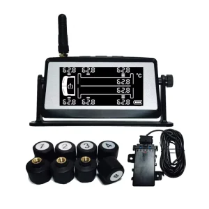 8 Wheel Heavy Duty Truck Digital ABS TPMS System Real Time Automotive Safety Tire Pressure Monitoring for Trucks