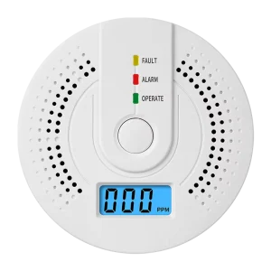 85 Minutes Monitor CO Gas Alarm Honeycomb Soot Detector Mini Smart Portable Carbon Monoxide