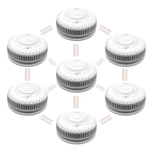 85Db Photoelectric Wireless Hotels Security Smoke Leak Alarm Wireless RF 433 Mhz Fire Detector Smoke Alarm