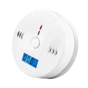 85dB Carbon Monoxide Alarm Detector Independent CO Sensor LCD Photoelectric Display for Home and Hotel Fire Alarm