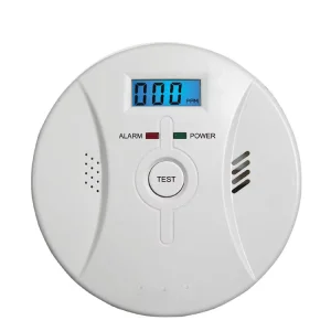 85dB LCD 2-in-1 CO and Smoke Alarm Detector for Indoor Use